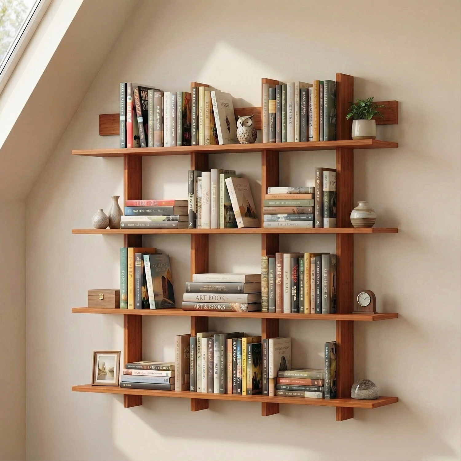 Wall Mounted Bookshelves