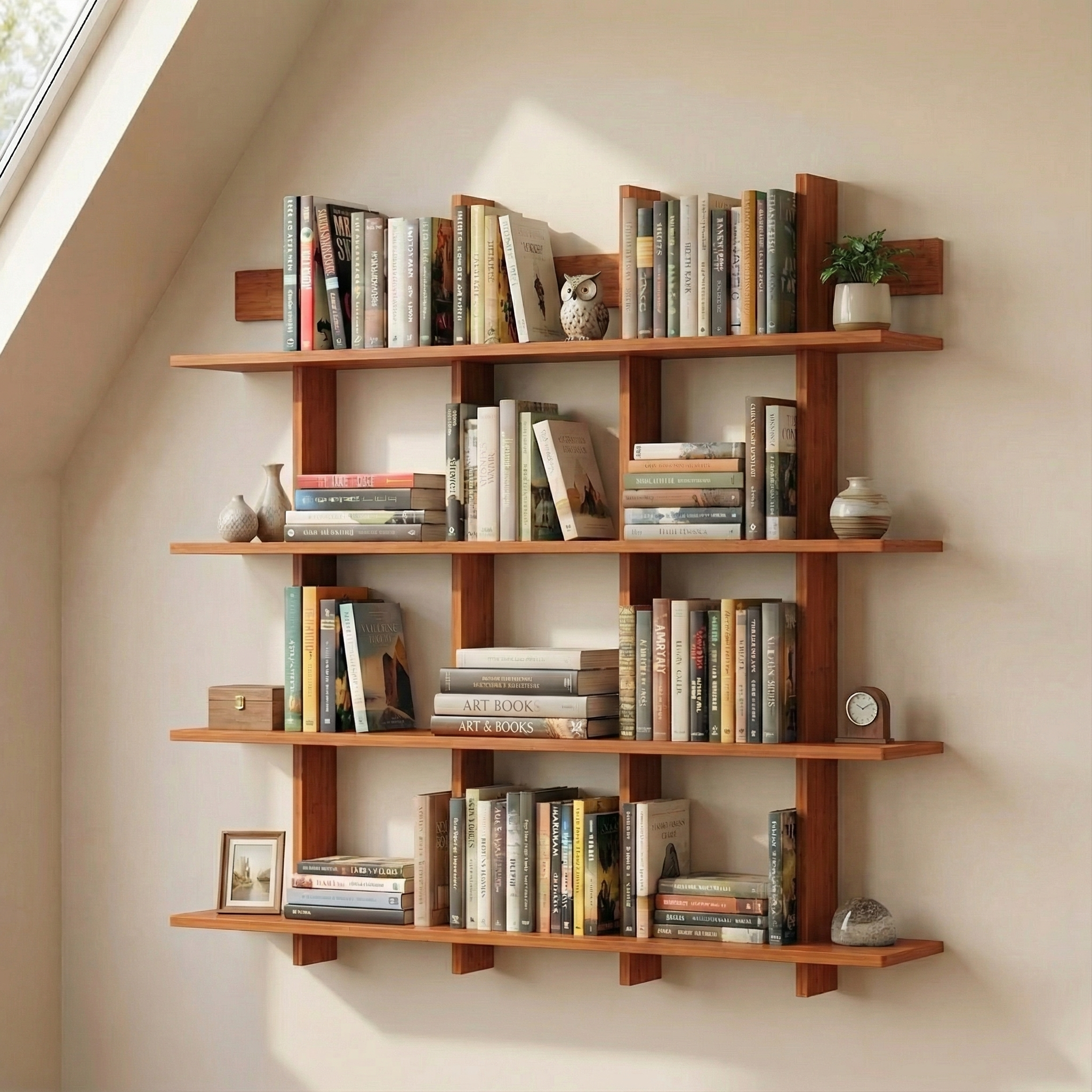 Wall Mounted Bookshelves