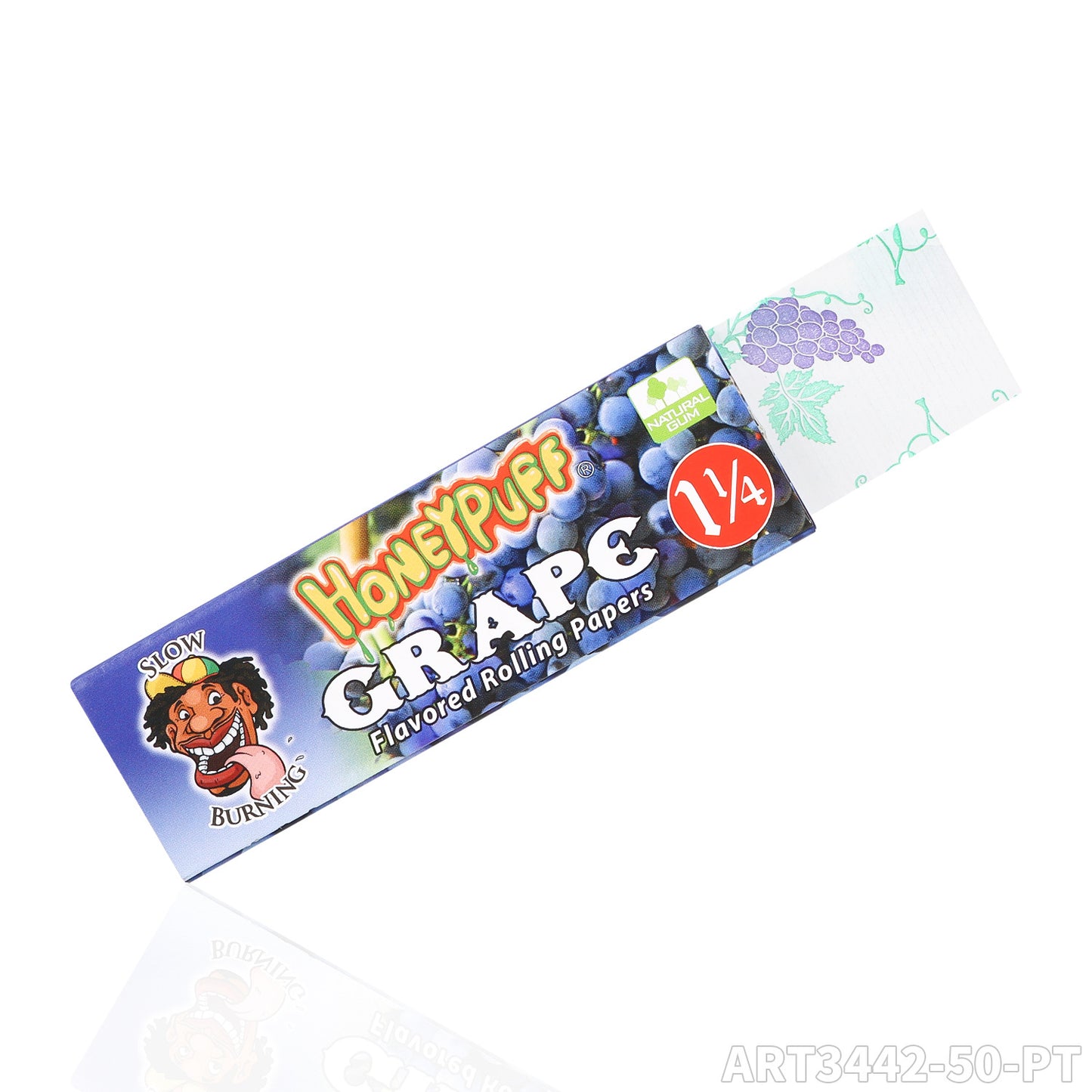 1 1/4 Size Strawberry Flavored Rolling Papers, Slow Burning Cigarette Rolling Papers (50 PCS)